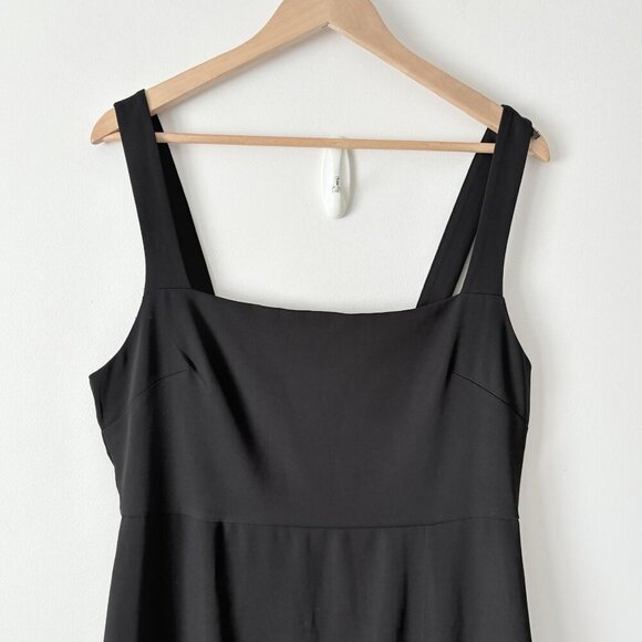 Aritzia Babaton 90's Slit Midi Dress Black Size 10 - Picture 9 of 12